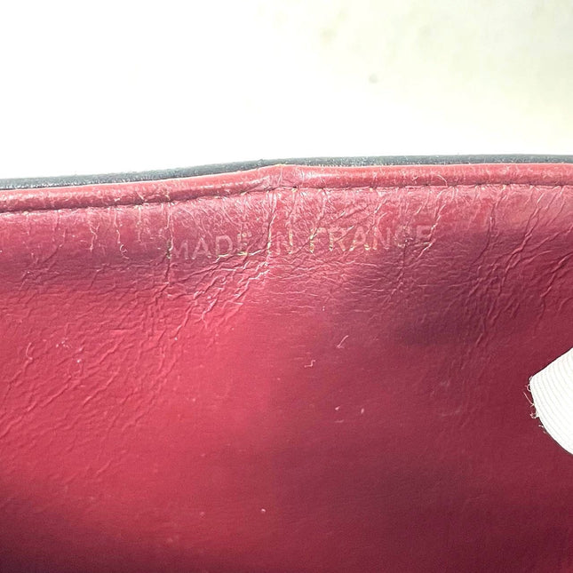 Chanel Classic Flap Vintage Black Lambskin Leather with 24k Gold Hardware, 1989-1991