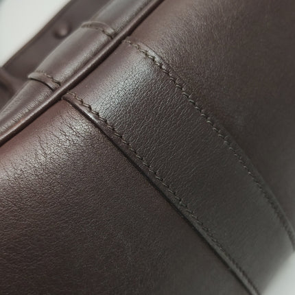 Hermes Garden Party 30 Swift Leather Chocolate Brown 47 Tote