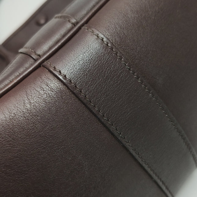 Hermes Garden Party 30 Swift Leather Chocolate Brown 47 Tote