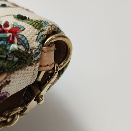 Gucci Horsebit 1955 Small Chain Bag Limited Edition Floral Print Canvas