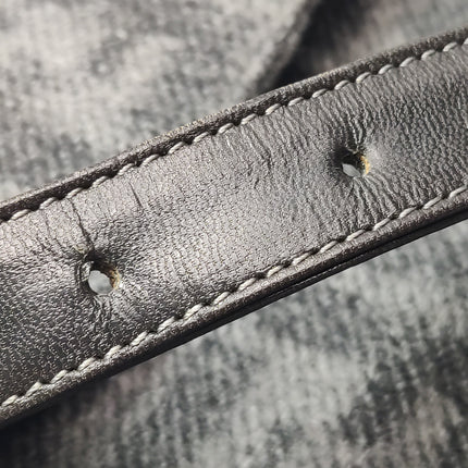 Fendi Baguette Bag Grey Wool Zucca Print Shoulder Bag