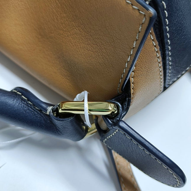 Loewe Puzzle Medium Tricolor Black Yellow Calfskin leather bag