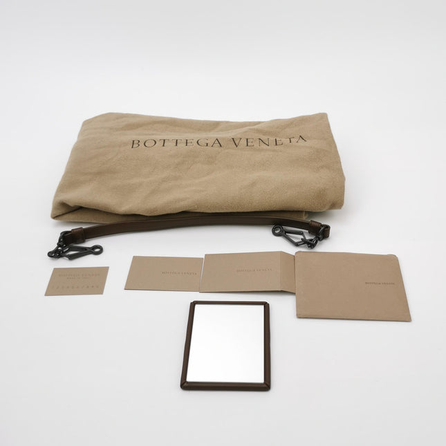 Bottega Veneta Maxi Convertible Tote Dark Chocolate Brown Leather 50cm