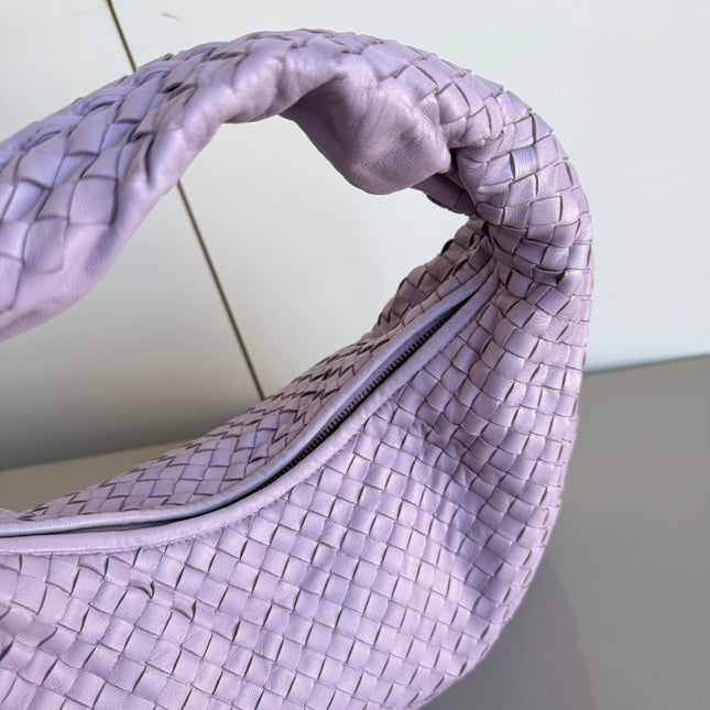Bottega Veneta Hobo Bag Lambskin leather Lilac Purple Large 47cm