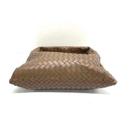 Bottega Veneta Hop Hobo Medium Leather Nutty Brown