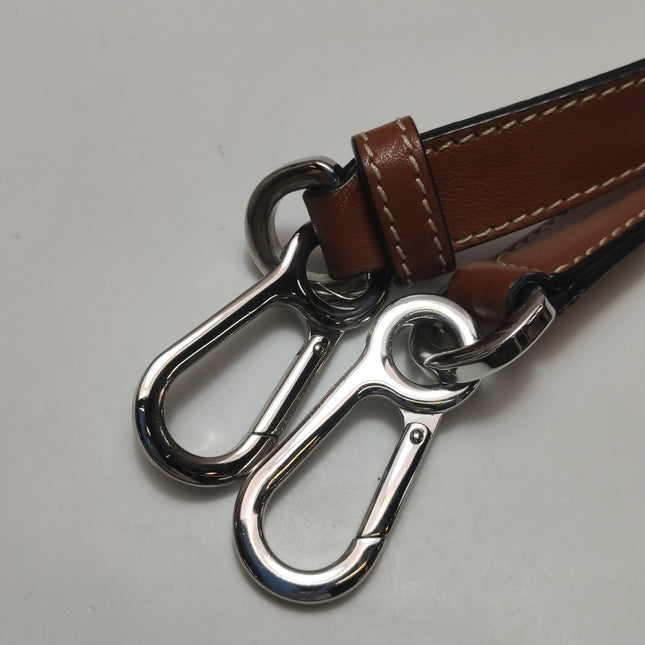 Loewe Puzzle Small Leather Woven Braided White Crossbody Bag