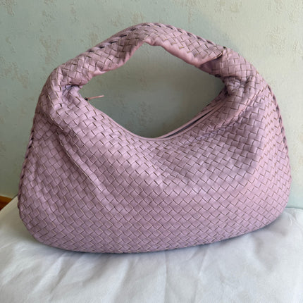 Bottega Veneta Hobo Bag Lambskin leather Lilac Purple Large 47cm-Luxbags