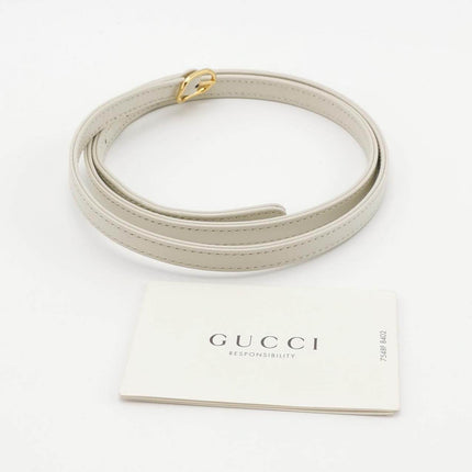 Gucci Jackie 1961 Mini Leather Bag with Adjustable Strap Size White