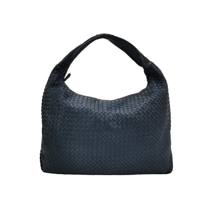 Bottega Veneta Veneta Hobo Maxi Navy Intrecciato Leather 51cm-Luxbags