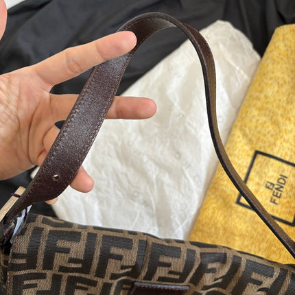 Fendi Baguette Classic Zucca Print Fendi Monogram
