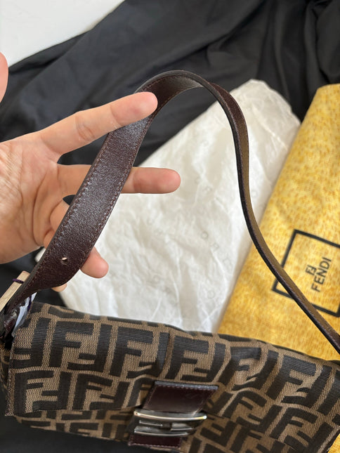 Fendi Baguette Classic Zucca Print Fendi Monogram