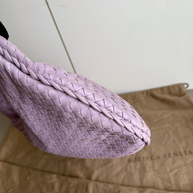 Bottega Veneta Hobo Bag Lambskin leather Lilac Purple Large 47cm