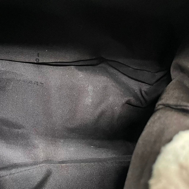 Fendi Mamma Baguette Brown Beige Soft Fur Shoulder Bag