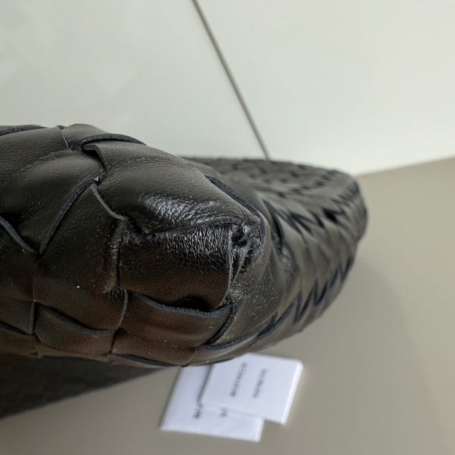Bottega Veneta Hop Large Leather Black Hobo Bag