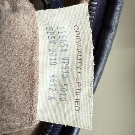 Bottega Veneta Veneta Hobo Midnight Blue Dark Navy Intrecciato Leather Bag 47cm