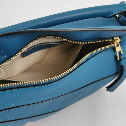 Loewe x Spirited Away Studio Ghibli Collection Puzzle Small Blue Crossbody Bag