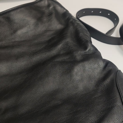 Gucci Jackie 1961 Large Black Calfskin Leather With Long Strap