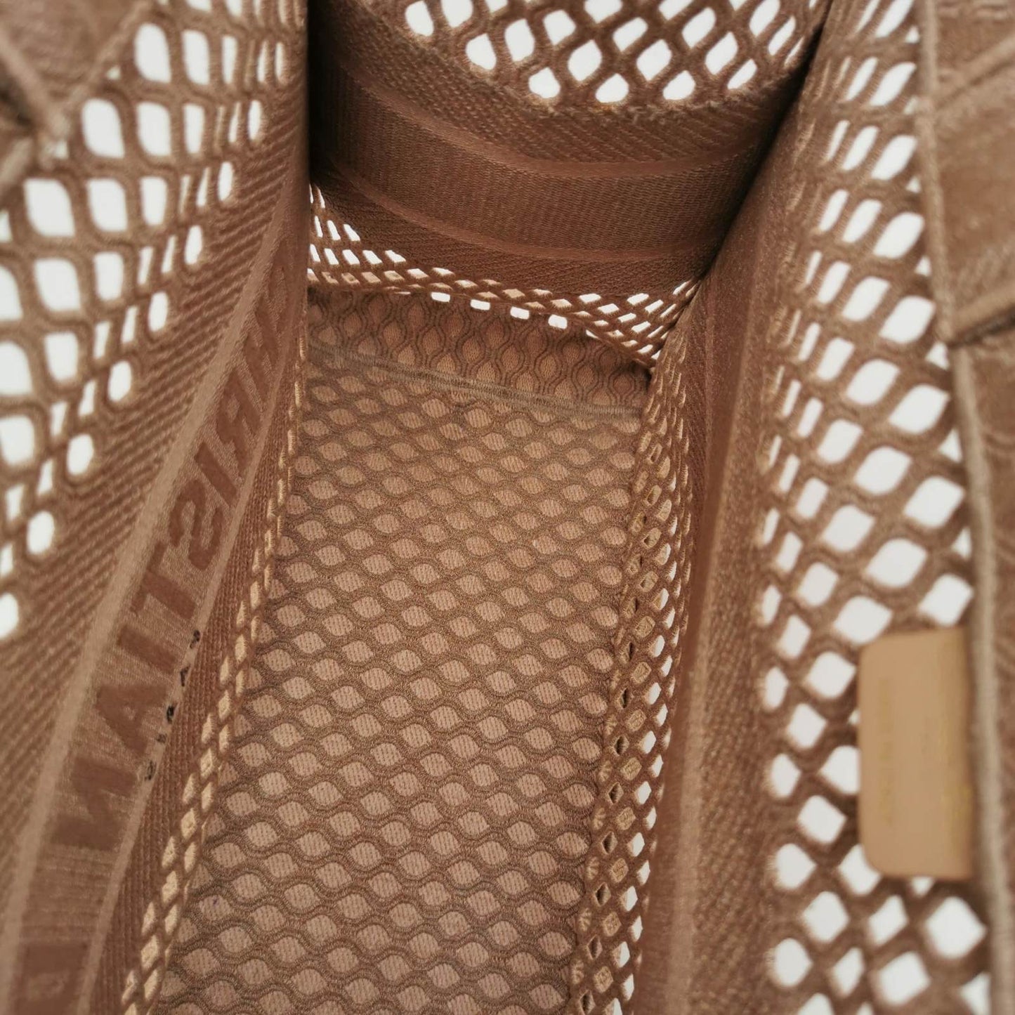 Sold Christian Dior Book Tote Medium Beige Cutout Canvas Handbag