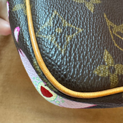 Louis Vuitton x Takashi Murakami Cherry Blossom on Brown Monogram Pochette Accessoire