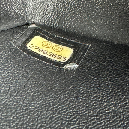 Chanel Classic Flap Mini Black Lambskin Silver Hardware