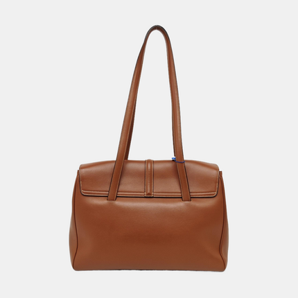 Celine Soft 16 Bag Medium Caramel Natural Tan Smooth Satin Calfskin Leather