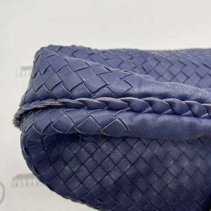 Bottega Veneta Veneta Hobo Navy Leather Bag Maxi 50cm