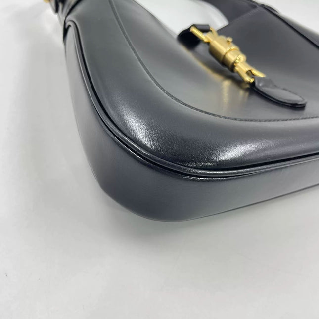 Gucci Jackie 1961 Black Leather Bag Small No Strap