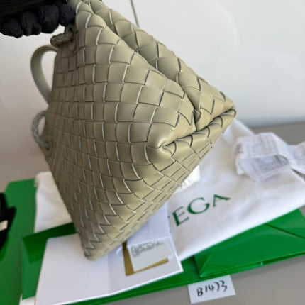 Bottega Veneta Small Andiamo Travertine Handbag