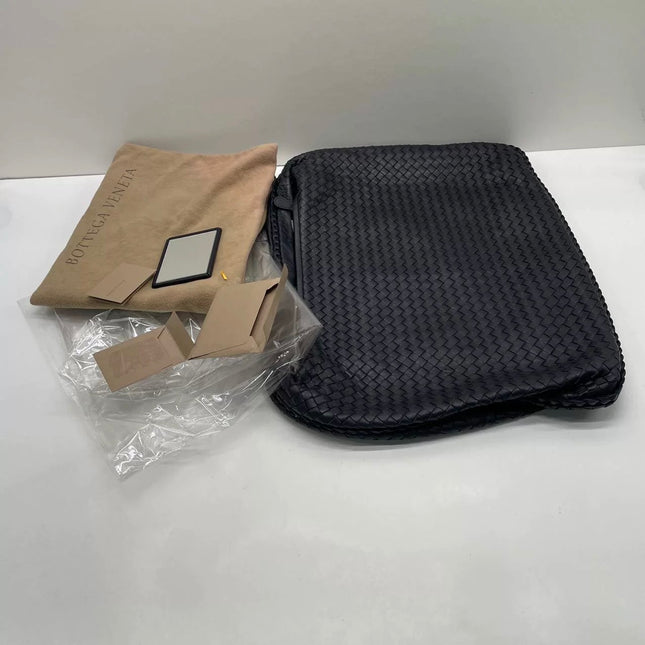 Bottega Veneta Hobo Maxi Midnight Navy Black leather 50cm