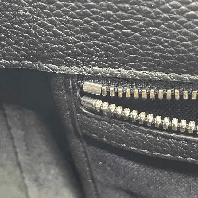 Gucci Jackie 1961 Black Large Pebbled Leather Shoulder Bag with Strap