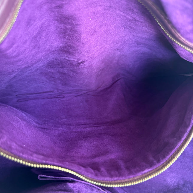 Bottega Veneta Maxi Convertible Tote Bag Wine Burgundy Leather Gold Hardware 50cm