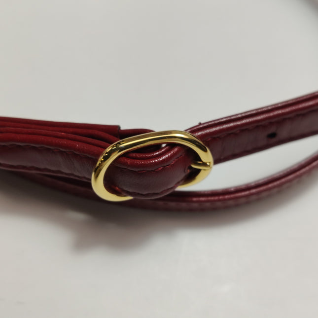 Gucci Jackie 1961 Mini Red Burgundy Leather Bag