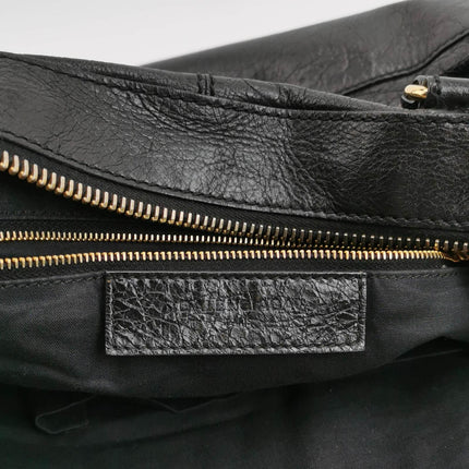 Sold Balenciaga City Bag Black with Gold-tone hardware Large Handbag