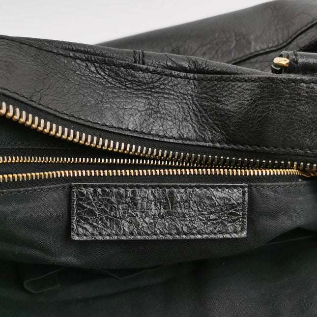 Sold Balenciaga City Bag Black with Gold-tone hardware Large Handbag