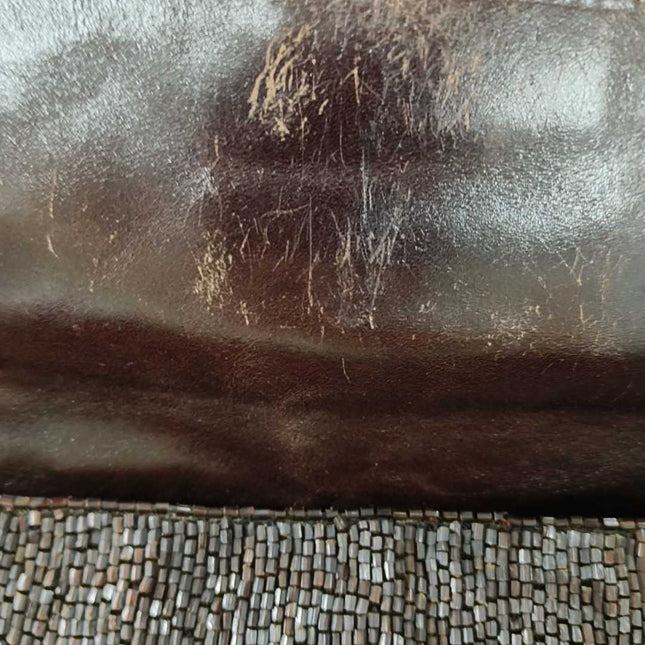 Sold FENDI Baguette chocolate brown beads excellent condition