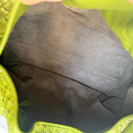 Bottega Veneta Shoulder Bag Avocado Green 38cm