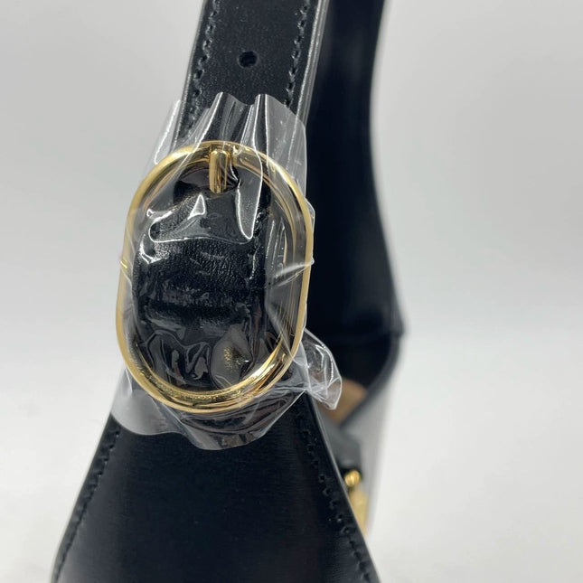 Sold Gucci Jackie 1961 Black Leather Bag with Adjustable Strap Never Worn