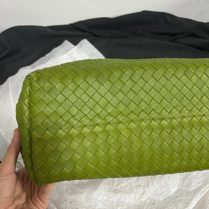 Bottega Veneta Garda Avocado Green Intrecciato Nappa Leather Large 33cm