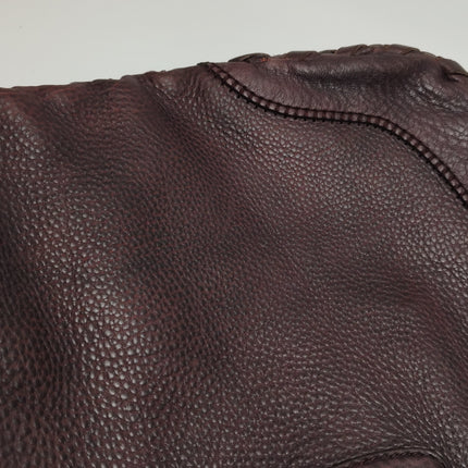 Gucci Jackie Soft Large Brown Leather Shoulder Bag With Strap