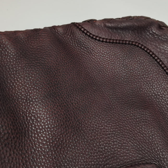 Gucci Jackie Soft Large Brown Leather Shoulder Bag With Strap