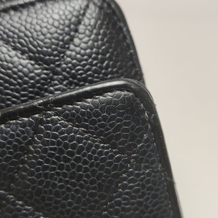 Chanel Wallet on Chain Classic Flap Black Caviar Leather Gold Hardware 2018-19