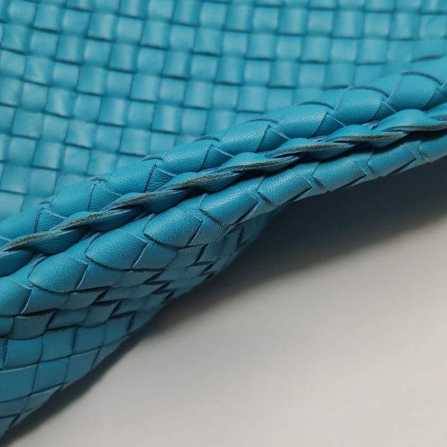 Bottega Veneta Veneta Hobo Maxi Blue Intrecciato Leather 52cm