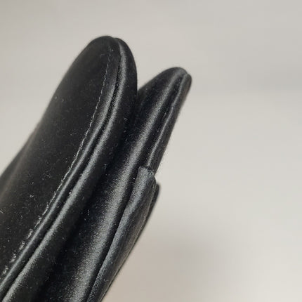 Dior Saddle Mini Silk Handbag Black with crystals