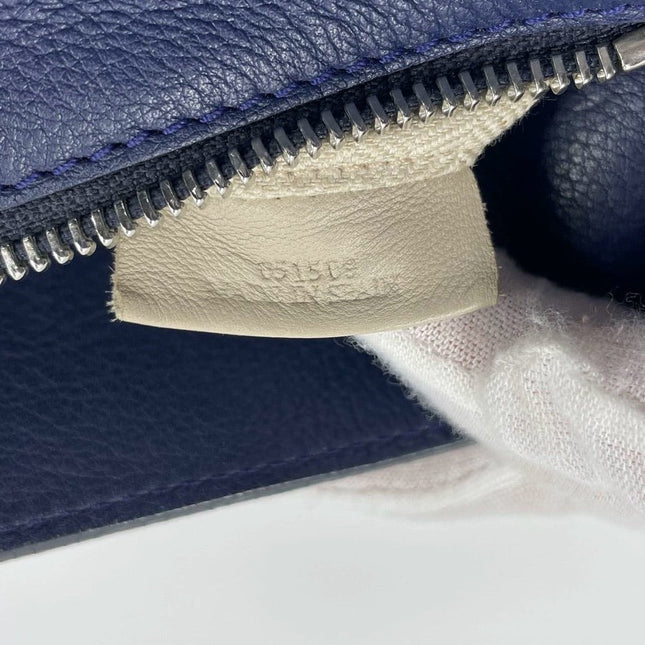 Sold Loewe Puzzle Crossbody Bag Small Navy Leather