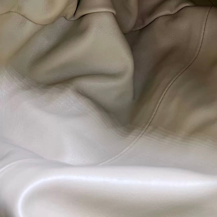 Bottega Veneta Jodie Maxi Lambskin Leather Beige Oats 70cm