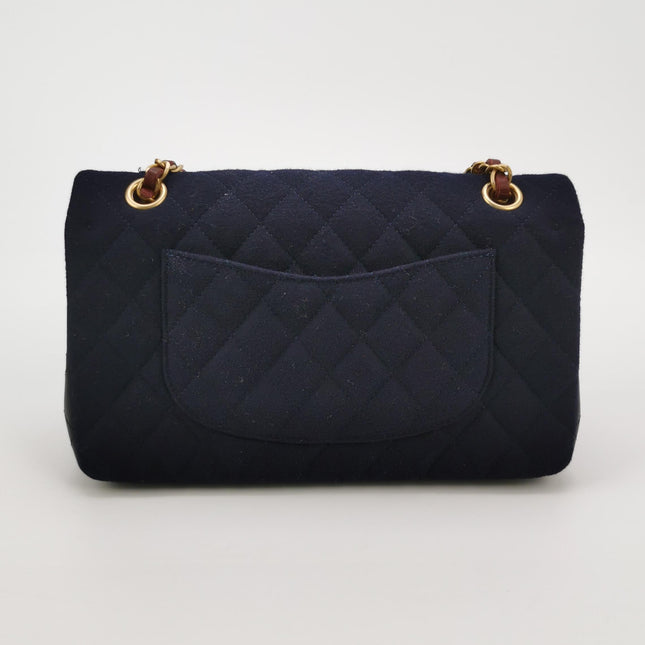 Chanel Medium Classic Double Flap Bag Métiers d'Art Paris-Hamburg 2018 Wool Nautical Charms