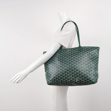 Goyard Artois Tote GM Large Green With Zipper