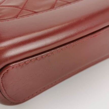 Sold Chanel Gabrielle Hobo 2018 Burgundy Leather Small Crossbody Bag