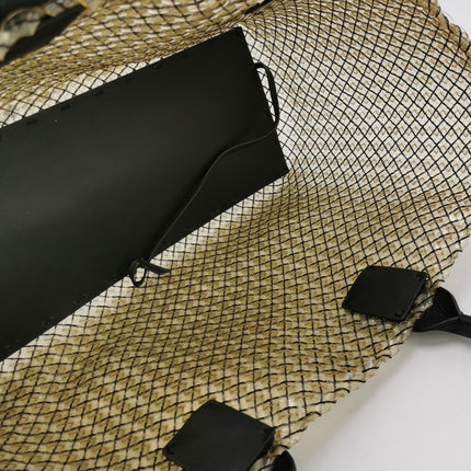 Bottega Veneta Cabat Large Intreccio Transparent Leather and PVC Tote Bag