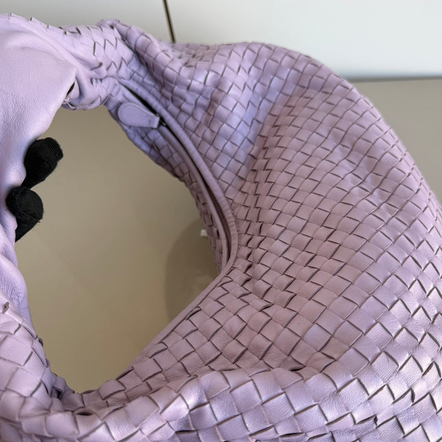 Bottega Veneta Hobo Bag Lambskin leather Lilac Purple Large 47cm